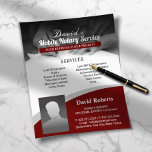 Notary Public Loan Signing Agent Red Photo Flygblad<br><div class="desc">Fotopapper för Mobile Notary & Loan Signing Agent Professionell.</div>