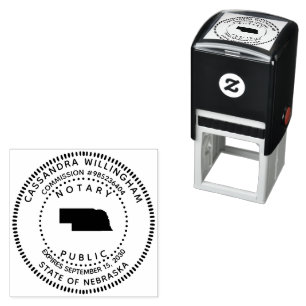 Notary Public Nebraska Självfärgande Stämpel