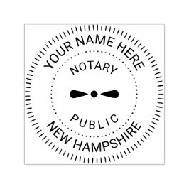 Notary Public New Hampshire Självfärgande Stämpel