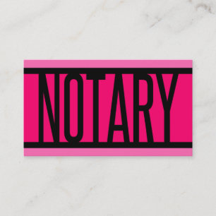 Notary Rosa Stripe Affärskort Visitkort