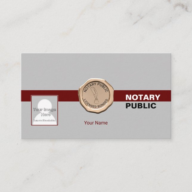 Notary Visitkort (Framsida)