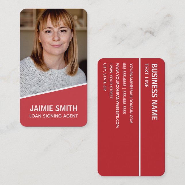 Notary Visitkort (Fram/baksida)