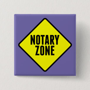 Notary Zon Gult Road Sign Knapp