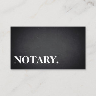 Notaryagenten skrivar den frilans- visitkort