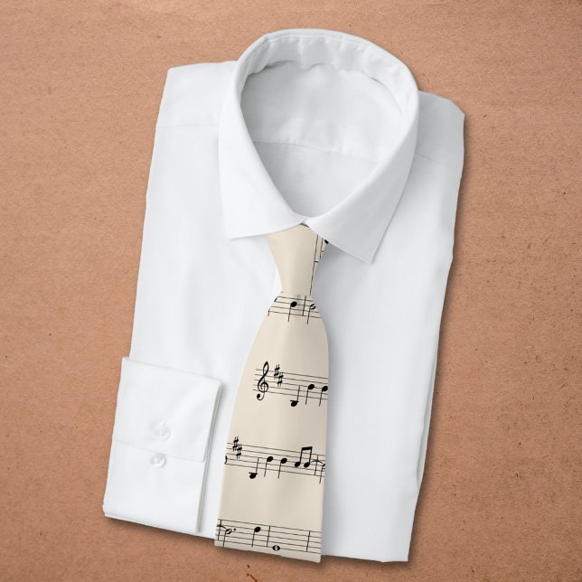 Notblad Slips (Music Sheet Neck Tie)