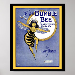 Notbladet för humlatrasavintage täcker poster