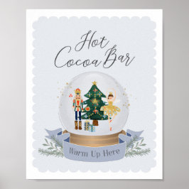 nötcracker christmas födelsedagsfest hett cocoa pu poster