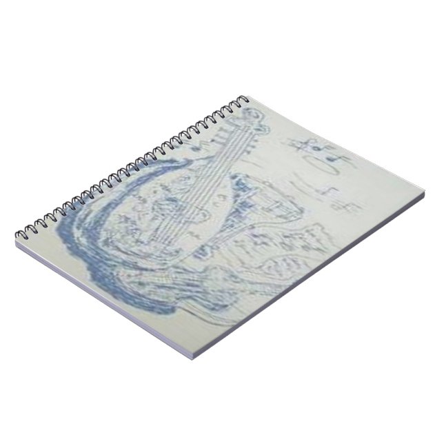 Note Bok Grecian Instruments Anteckningsbok Med Spiral (Vänstra Sidan)