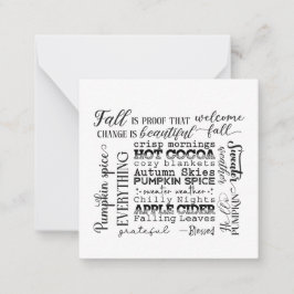 Note Card Anteckningskort