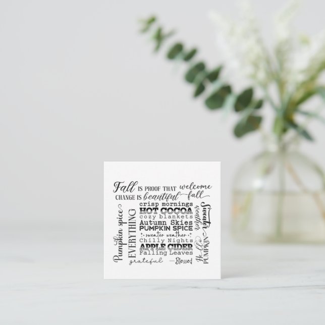 Note Card Anteckningskort (Stående Fram)