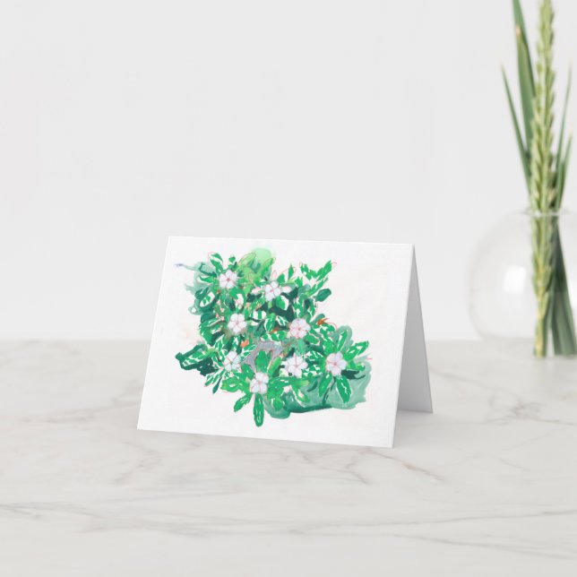 Note Card: "Periwinkle" Kort (Framsida)