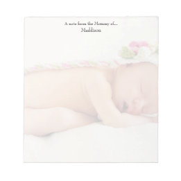 "Note from the Mamma of", Anpassningsbar Photo Anteckningsblock