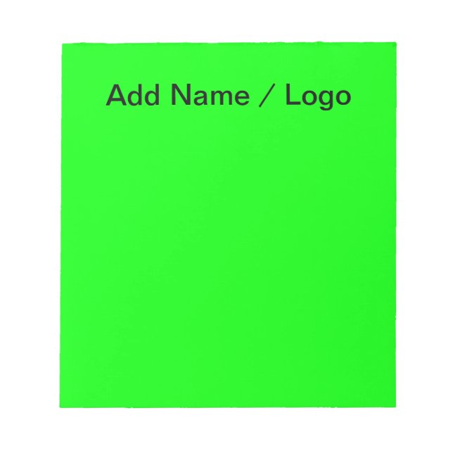 Note-is-Me Notes BrightGrönt Anteckningsblock (Framsida)
