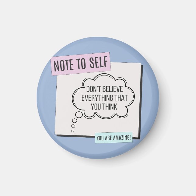 Note to Self - Don't believe Magnet (Framsidan)