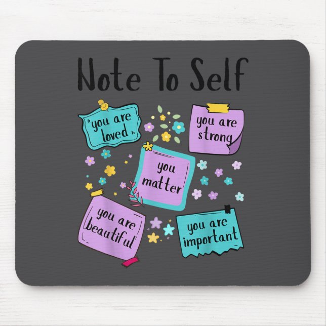 Note To Self You Suicide Prevention Awareness  Musmatta (Framsidan)