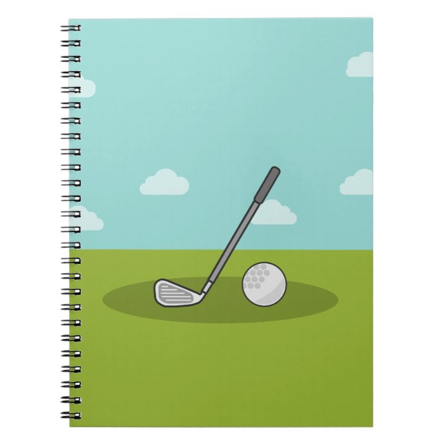 Note viols golf anteckningsbok (Framsidan)