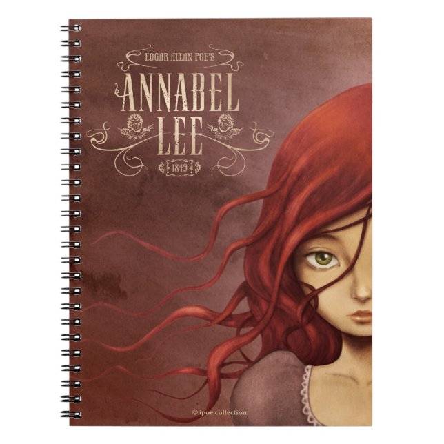 Notebook “Annabel Lee” Anteckningsbok Med Spiral (Framsidan)