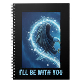 Notebook Bald Eagle Heart Love 1 Anteckningsbok