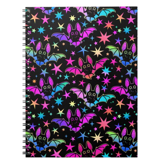 Notebook "Bats" Anteckningsbok (Framsidan)