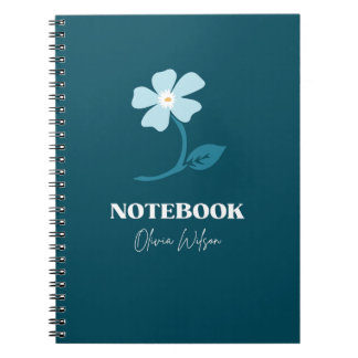 Notebook blossom anteckningsbok