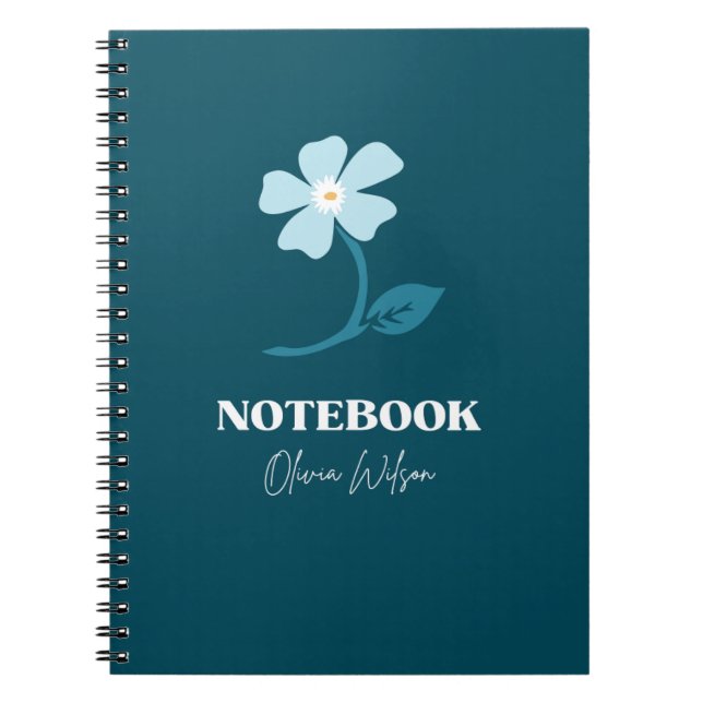 Notebook blossom anteckningsbok (Framsidan)