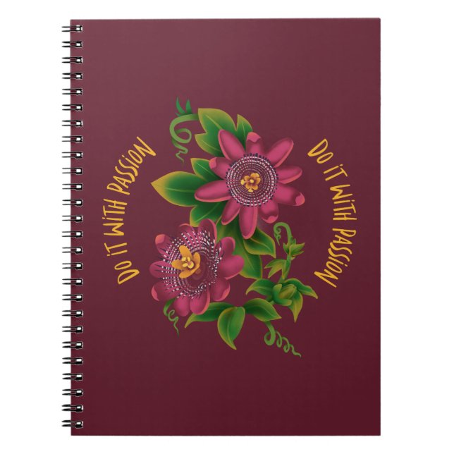 Notebook Do It With Passion Anteckningsbok (Framsidan)