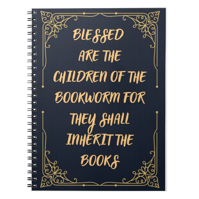 Notebook for Booklovers Anteckningsbok (Framsidan)