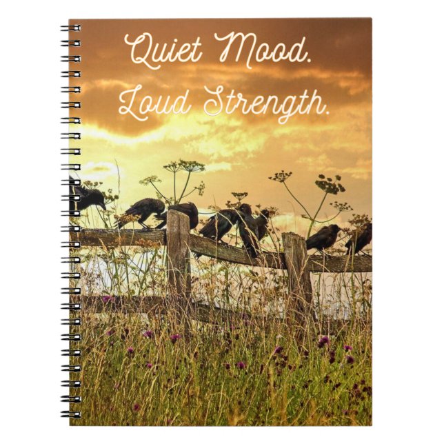 Notebook for When You Just Need to Feel Strong  Anteckningsbok (Framsidan)