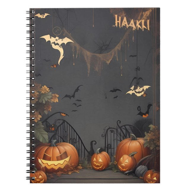 Notebook Halloween Anteckningsbok (Framsidan)