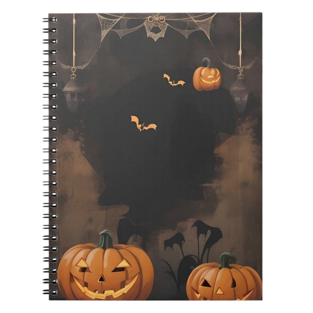 Notebook Halloween Anteckningsbok (Framsidan)
