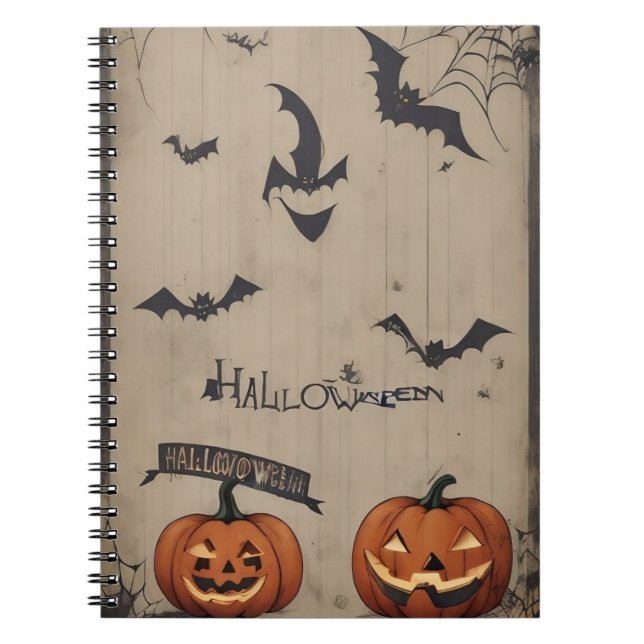 Notebook Halloween Anteckningsbok (Framsidan)