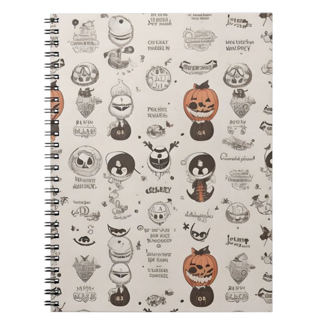 Notebook Halloween Anteckningsbok (Framsidan)