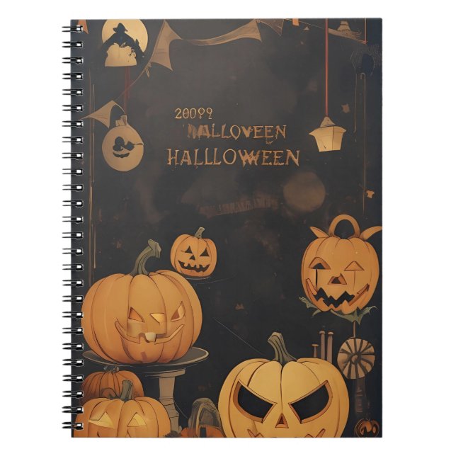 Notebook Halloween Anteckningsbok (Framsidan)