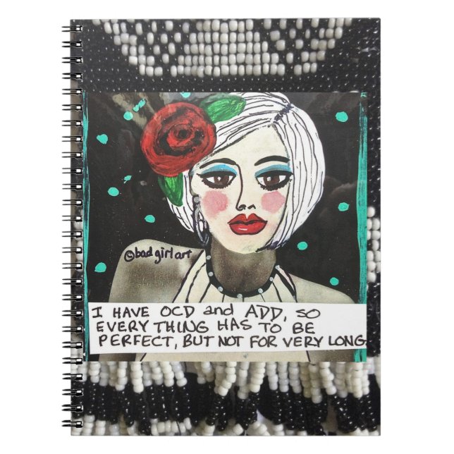 NOTEBOOK-I HAR OCD OCH FYLLER PÅ ANTECKNINGSBOK MED SPIRAL (Framsidan)