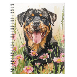 Notebook / Journal – Rottweiler Notebook Anteckningsbok