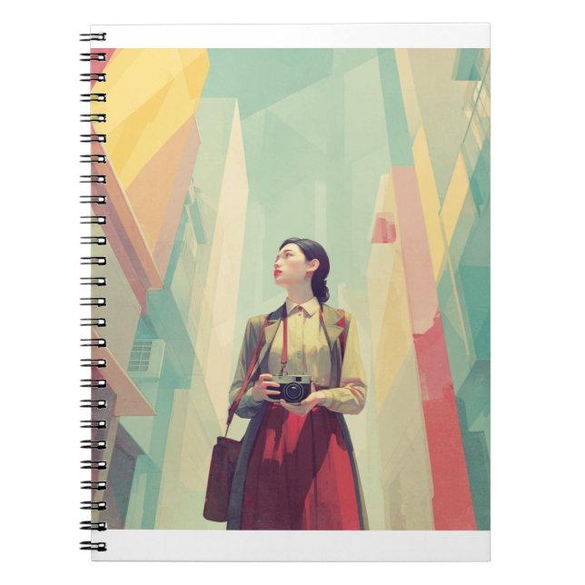 Notebook Kazuko photographe Anteckningsbok (Framsidan)