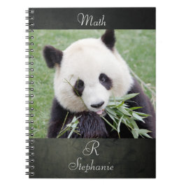 Notebook Photo giant panda , animals 0289. Anteckningsbok