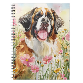 Notebook – Saint Bernard Dog Lover Journal Anteckningsbok