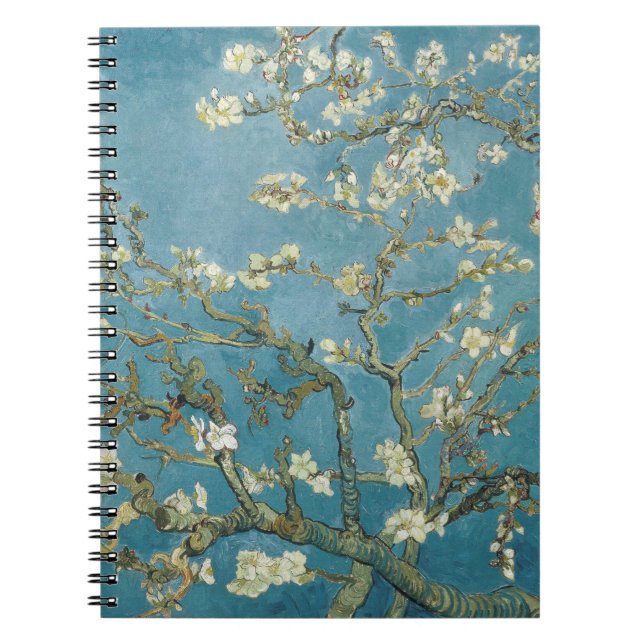 Notebook Vincent van Gogh Almond Blommar Anteckningsbok (Framsidan)