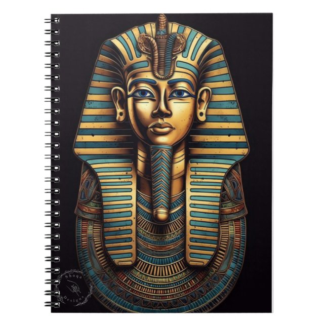Notebook with a pharaonic cover anteckningsbok (Framsidan)