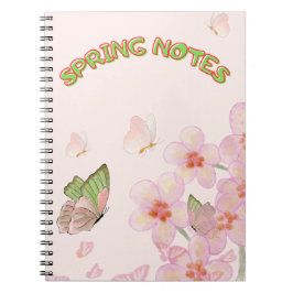 Notebook with Whimsical Butterfly Design Anteckningsbok