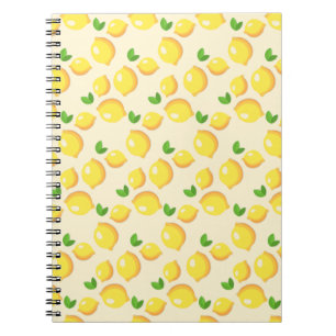 Notebook, yellow, lemon, Zitrone, Notizbuch Anteckningsbok