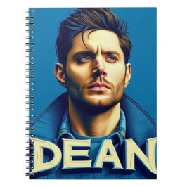 Notebooks Dean su fondo blu Anteckningsbok