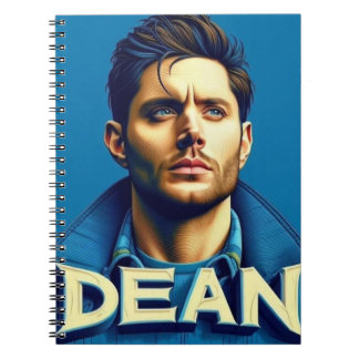 Notebooks Dean su fondo blu Anteckningsbok