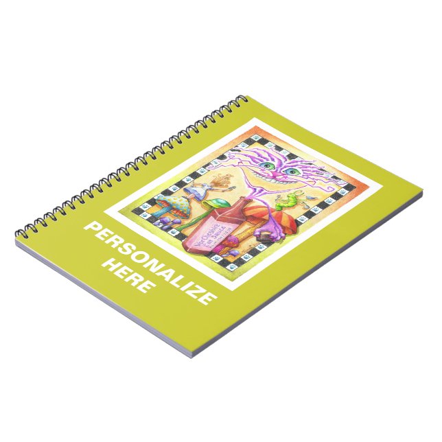 NOTEBOOKS - WorCHESHIRE CAT Anteckningsbok (Vänstra Sidan)