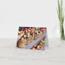 Notecard - äpplen kort