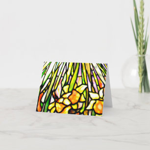 Notecard-Befläckte Exponeringsglas-Louis Tiffany 6 Kort