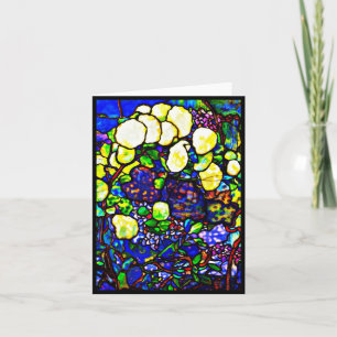 Notecard-Befläckte Exponeringsglas-Louis Tiffany Kort