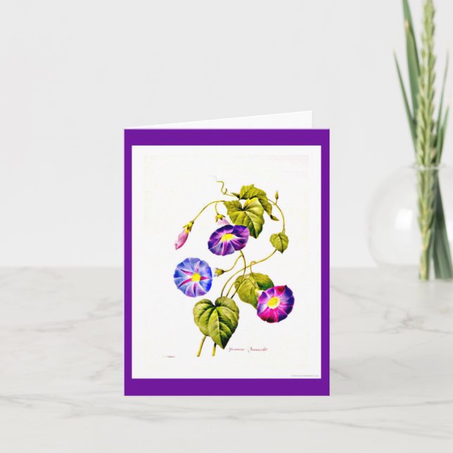 Notecard-Botanicals-Pierre Joseph Redoute 6 Kort (Framsida)
