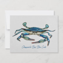 Notecard Chesapeake Bay Blue Crab